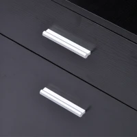 HOMCOM Schreibtisch mit Regal Computertisch Bürotisch mit Tischplatte für Drucker Schublade MDF Metall Schwarz 137 x 55 x 92 cm(m-8)