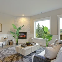 HOMCOM Pianta Artificiale Palma del Viaggiatore Alta 150cm per Interno ed Esterno con Vaso Incluso(m-4)