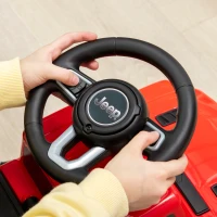AIYAPLAY Rutschauto, mit Hupe, Kippschutz, Stauraum, Scheinwerfern, rot, 63,5 x 29 x 42 cm(m-9)