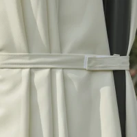 Outsunny Ombrellone Doppio in Acciaio e Poliestere Anti-UV Impermeabile, 445x270x260cm, Beige(m-8)