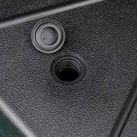 Outsunny Octagonal Garden Parasol Base Holder Outdoor Market Umbrella Stand Weights, Up to 28kg Water Filled or 40kg Sand Filled, Black(m-9)