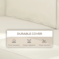 Outsunny Set of 14 Dining Set Cushions - Cream(m-5)