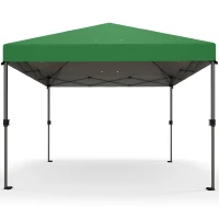 Outsunny 3 x 3m Pop-Up Gazebo, with Accessories - Green(m-11)