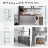 HOMCOM Torre de Aprendizaje para Niños con Pedal Altura Ajustable en 3 Posiciones y Barra de Seguridad 40x50x90 cm Gris(m-7)