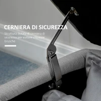 HOMCOM Panca Contenitore in Tessuto Effetto Velluto, per Camera, Soggiorno e Ingresso, 101x38.5x44.5 cm, Grigio(m-7)