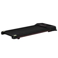 HOMCOM Indoor Walking Treadmill Exercise Walking Pad Machine for Home, Office, Fitness Studio, Training Room 1-6km/h Aerobic w/ LED Display & Remote Control, Black(m-1)