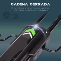 HOMCOM Go Kart a Pedales para Niños con Asiento Ajustable Neumáticos de Goma Freno de Mano Carga 50 kg 121x58x61 cm Negro(m-7)