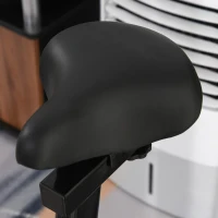 HOMCOM Cyclette Professionale con Schermo LCD e Supporto Smartphone, Fitness Cyclette da Camera con Sellino e Manubrio Regolabili, Volano 6kg, 50x100x101-113cm(m-8)