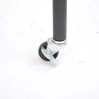 HOMCOM Kleiderständer Kleiderwagen Wäscheständer Rollgarderobe Garderobenständer (120 x 60 x 170 cm)(m-7)