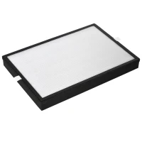 HOMCOM Filtre pour purificateur d'air 823-019 (Asin : B09V54M49S), filtre 3 en 1 avec filtre à charbon actif, filtre HEPA - blanc(m-10)