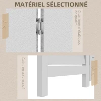 HOMCOM Paravent en bois 4 panneaux 160 x 170 cm séparateur de pièce cloison de séparation pliable en bois - blanc(m-6)