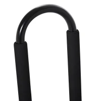 HOMCOM Set 2 Staffe Porta Kayak con Attacco Universale per Portapacchi Adatte per Canoe e Paddleboard, Nero, 46x16.5x47cm(m-9)