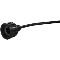 Outsunny Rociador de Agua para Jardines Kit Difusor Sistema de Enfriamiento por Nebulización Diferentes Boquillas Grifo de Latón para Patio al Aire Libre Negro 6m(m-9)