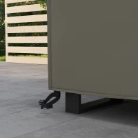 Outsunny Large Square Patio Garden Furniture Set Cover 600D Oxford Waterproof, 230 x 230 x 70cm, Grey(m-9)