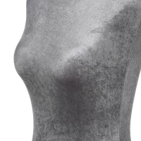 HOMCOM Maniquí de Costura Ajustable a 130-168 cm con Trípode de Madera para Fotografía de Moda Exposición de Prendas Gris(m-8)