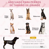 PawHut Cama Elevada para Perros Gatos Portátil Cama para Mascotas con Zona de Malla Transpirable y Tela Oxford para Interior Exterior 122x92x23 cm Rojo(m-7)