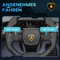 AIYAPLAY Elektroauto für Kinder von 3-5 Jahren, sanfter Antrieb, fernsteuerbar, mit Hupe, Kunststoff und Metall, Grau(m-7)