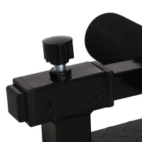 HOMCOM Squat Bench Trainer Sit Up Machine Multifunctional Equipment Abdomen and Leg Strength Indoor Household Fitness Device Black(m-9)