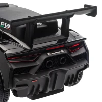 AIYAPLAY Rutschauto, Maserati, Stauraum, Hupe & Musik, Flüsterreifen, für 1,5 bis 5 Jahre, bis 25 kg, Schwarz(m-8)