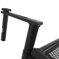 Outsunny Table Suspendue pour Balcon dim. 60L x 56,5l cm Hauteur réglable 3 Niveaux métal époxy Noir(m-9)