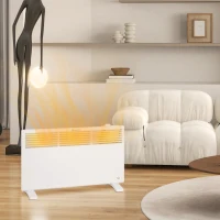 HOMCOM 1500W Convector Heater - White(m-10)