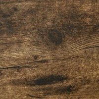 HOMCOM Mobile Scarpiera in Stile Industriale con Vano, Panca Scarpiera Vintage Salvaspazio in Legno e Metallo, Marrone Rustico, 90x37x60cm(m-9)