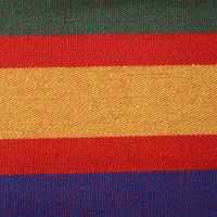 Outsunny Hamaca para Jardín 200x100 cm Hamaca Colgante Portátil Carga Máx. 120 kg para Acampar Piscina Camping Rayas Multicolor(m-9)