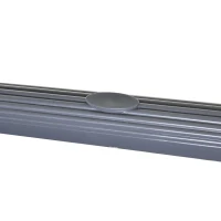 HOMCOM Carrito Auxiliar con Ruedas de Aleación de Aluminio Carrito de Cocina de 3 Niveles Carrito de Almacenamiento Carga 105 kg para Comedor Sala Baño 88x44x93 cm Gris(m-7)