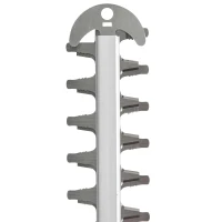 Durhand Elektro Heckenschere Akku Elektrischer Heckenschneider mit 350 W Motorleistung Kabellos 180° Drehgriff 52cm Schnittlänge Stahl ABS Grün+Schwarz(m-8)