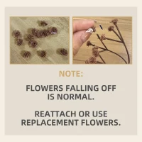 HOMCOM 6ft Artificial Gypsophila Blossom Tree Light with 96 Warm White LED Light, Baby Breath Flowers for Home Party Wedding, Indoor and Outdoor Use(m-4)