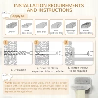 PawHut Four-Piece Cat Wall Furniture with Hammock, Perches, Ladder, Scratching Post, Grey(m-7)