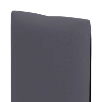 Outsunny Outdoor Cantilever Umbrella Cover Parasol with Rod, Zipper, Dark Grey(m-6)