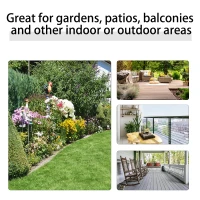 Outsunny Three-Piece Rocking Chair Garden Bistro Set - Beige(m-7)