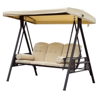 Outsunny Dondolo da giardino 208cm x 121cm x 172cm Beige