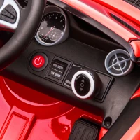 AIYAPLAY Macchina Elettrica per Bambini Licenza Mercedes SLC 300 con Telecomando, in PP e Metallo, 107x62.5x44 cm, Rosso(m-8)
