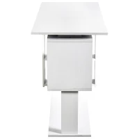 HOMCOM Eckschreibtisch Arbeitstisch Winkelschreibtisch Computertisch Bürotisch Regal L-Form 120 x 110 x 74,5 cm, I-Form 190 x 50 x 74,5 cm(m-7)