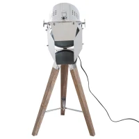 HOMCOM Tischleuchte Stativlampe Tripodlampe Tischlampe E14 Dreibein Retroleuchte 33x33x75cm(m-5)