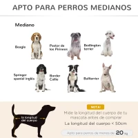 PawHut Cama Elevada para Perros Gatos Transpirable Cama para Mascotas 90x65x20 cm para Dormir Relajar con Marco de Acero para Interior Exterior Negro(m-4)