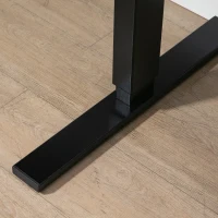 Vinsetto elektrischer Schreibtisch Tischgestell mit Motor höhenverstellbar 74,5-114,5 cm Schreibtischständer Stehschreibtisch Computertisch Bürotisch Memory-Steuerung Metall(m-8)
