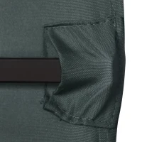 Outsunny Toile de rechange pour pavillon tonnelle tente toit de remplacement gazebo de jardin tissu polyester haute densité 180 g/m² anti-UV 3 x 3 m gris(m-9)