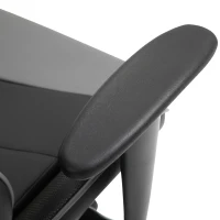 Vinsetto Gaming Chair, Computer Desk Chair, Racing Chair with Adjustable Height, Head Pillow and Lumbar Support for Adults, Black(m-8)