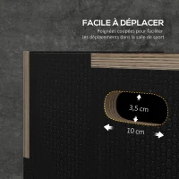 SPORTNOW Box Jump pliométrie 3 en 1 boîte à saut musculation fitness & entraînement croisé pour box training en bois, 51/61/76 cm(m-5)