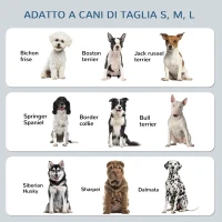 PawHut Set di Ciotole Rialzate per Cani in acciaio con Altezza Regolabile su 4 Livelli, Nero(m-4)