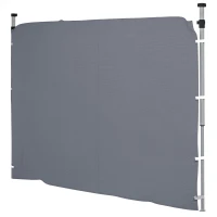 Outsunny 195 x 295cm Replacement Gazebo Sidewall - Grey(m-11)