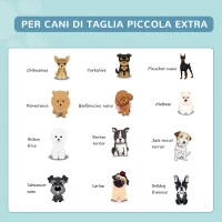 PawHut Piscina Rigida per Cani Taglia Piccola 25kg in Plastica Dura e Antiscivolo per Giardino o Interni, Blu Φ80x20cm(m-7)