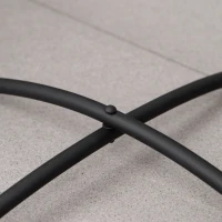 Outsunny Gartentisch Beistelltisch für Garten Couchtisch Kaffeetisch mit Tragegriff Wohnzimmer(m-8)