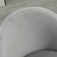 HOMCOM Lot de 4 chaises salle à manger chaise de cuisine scandinave chaise en velours rembourrée avec pieds effilés en métal, pour salon, salle à manger, multicolore(m-9)