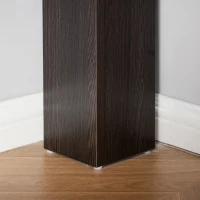 HOMCOM Mesa de Ordenador PC Escritorio para Oficina Hogar Tipo Esquinera Forma L con Estantes 136x130x72cm Madera(m-9)