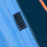 Outsunny 2 Room Tent with Vestibule, Weather-Resistant Camping Tent with Air Vents for Fishing Hiking, Sky Blue(m-9)