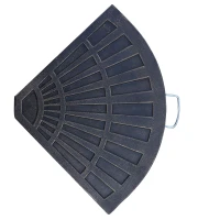 Outsunny Juego de 2 Piezas Base de Sombrilla Parasol Excéntrico Pies Soporte de Sombrilla Banana de Patio Jardín 66x47x4.2cm Resina(m-9)